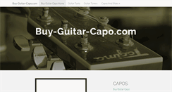 Desktop Screenshot of buy-guitar-capo.com