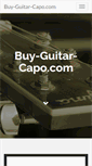 Mobile Screenshot of buy-guitar-capo.com